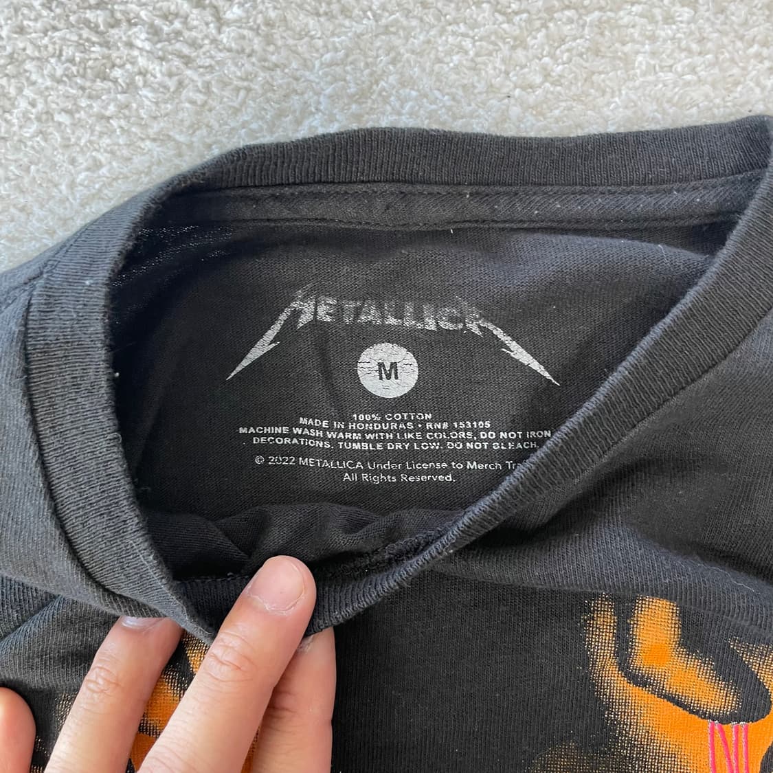 메탈리카 'Master of Puppets' 락티셔츠 상품이미지4