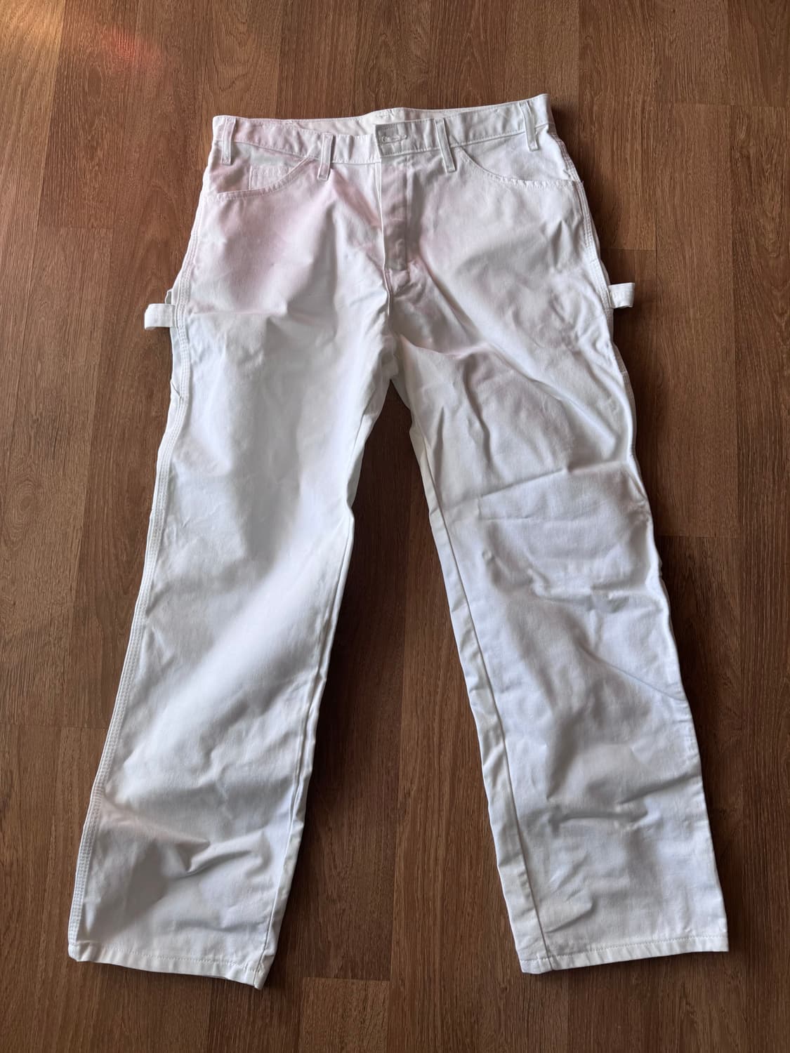 디키즈 페인터 팬츠 화이트 33x30 상품이미지2