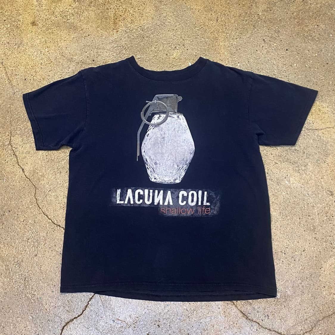 미국 빈티지 라쿠나코일 밴드 투어티 수류탄 포인트 락티셔츠 반팔티 상품이미지1