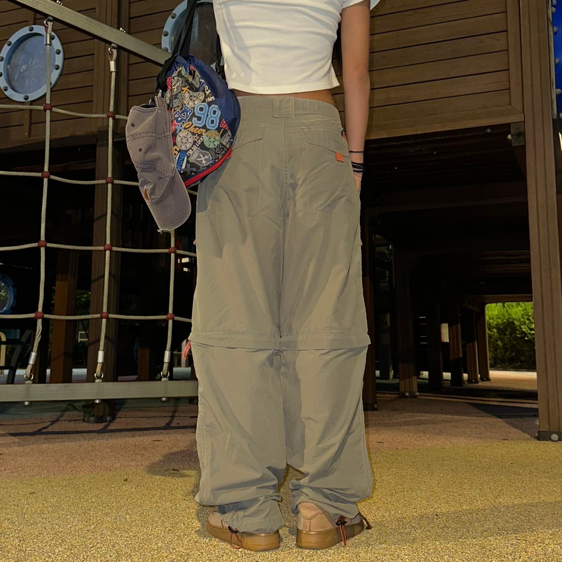 TBJ cut-off kaki cargo pants 상품이미지3