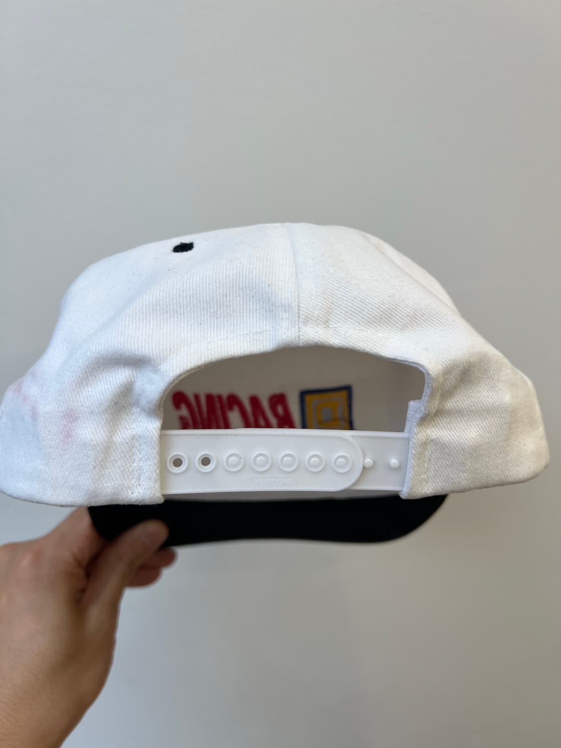 90's D RACING 투톤 캡 상품이미지7