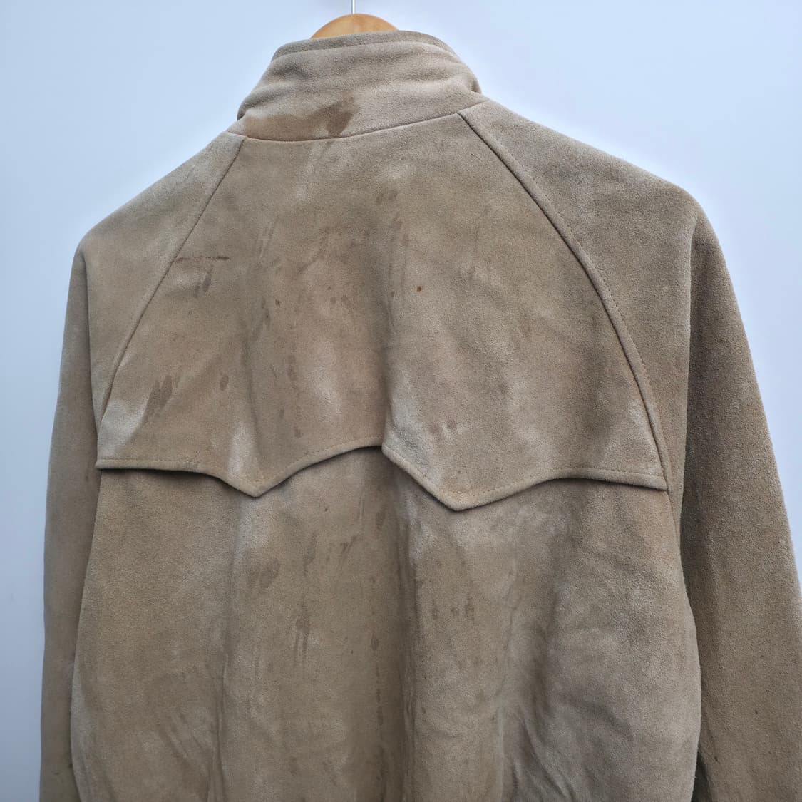 [M] 90s 폴로 랄프로렌 스웨이드 바라쿠타 해링턴 자켓 상품이미지6