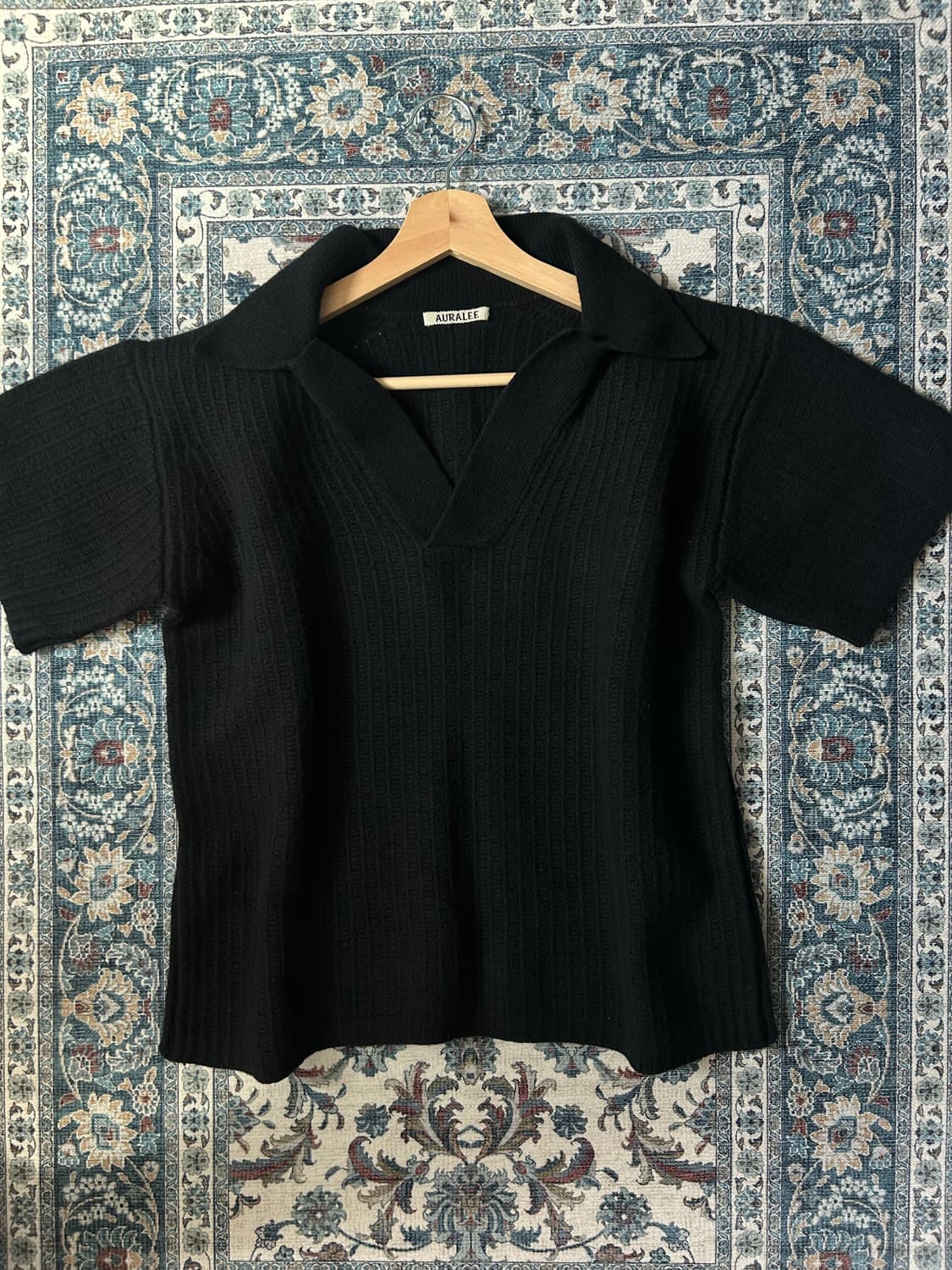 (4)Auralee BRUSHED COTTON WOOL RIB KNIT 상품이미지1