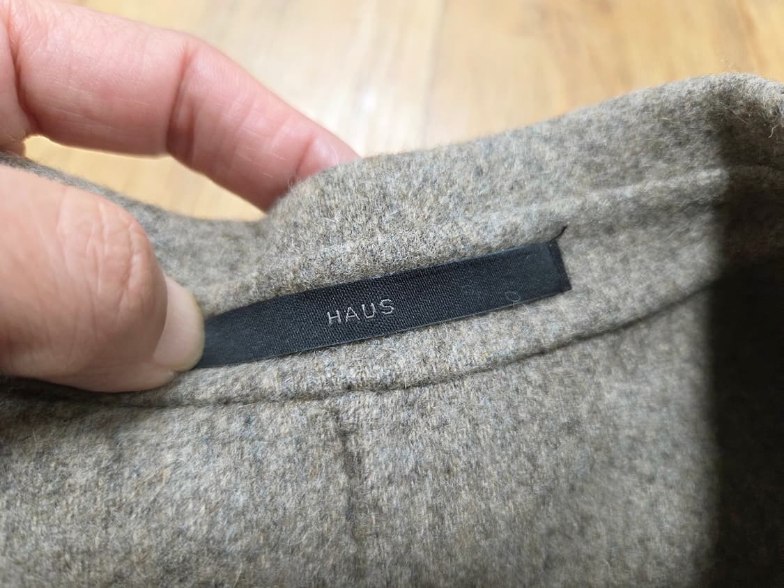 하우스(HAUS) 핸드메이드 3버튼 울자켓 프리사이즈 새상품 상품이미지8