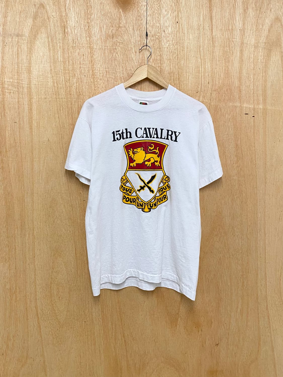 90s U.S ARMY 15th cavalry regiment 미육군 티 상품이미지1