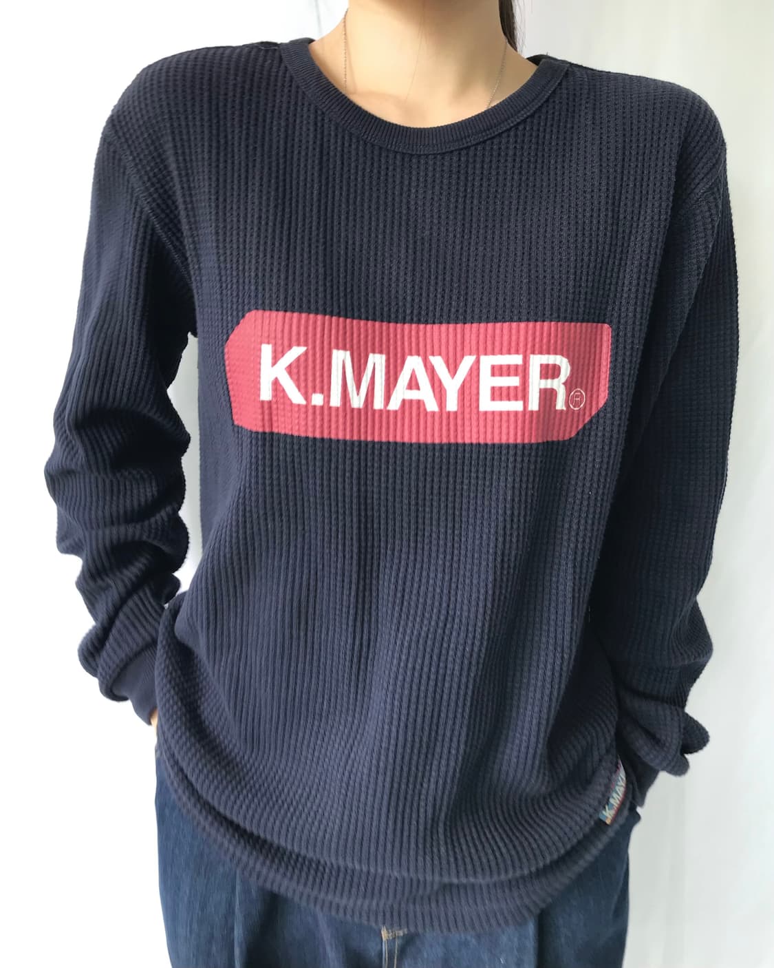 K.MAYER 와플 롱슬리브  상품이미지3