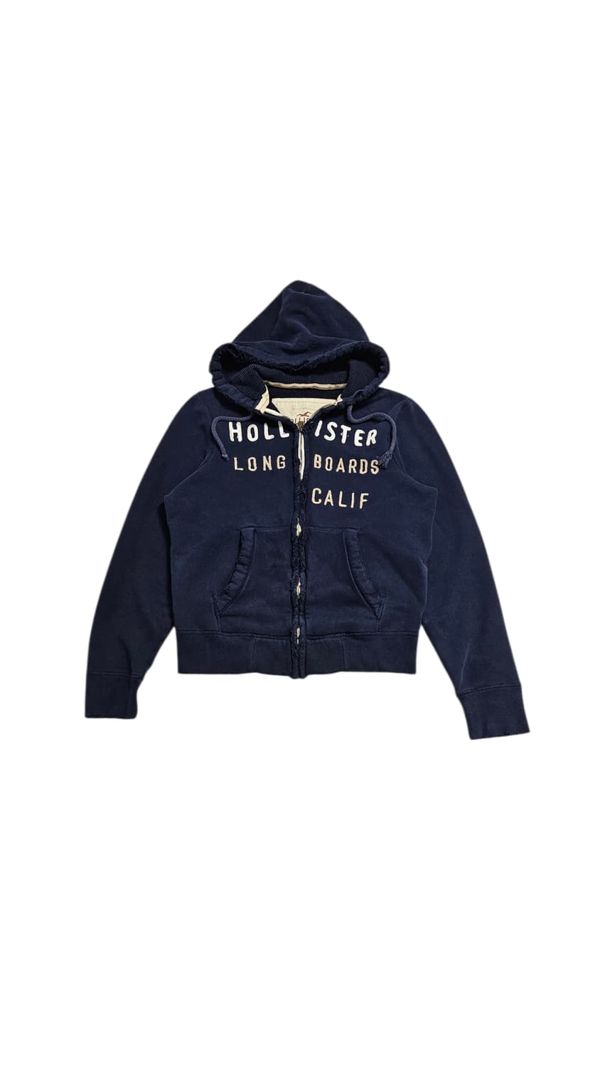 홀리스터 자수 로고 후드집업 상품이미지1