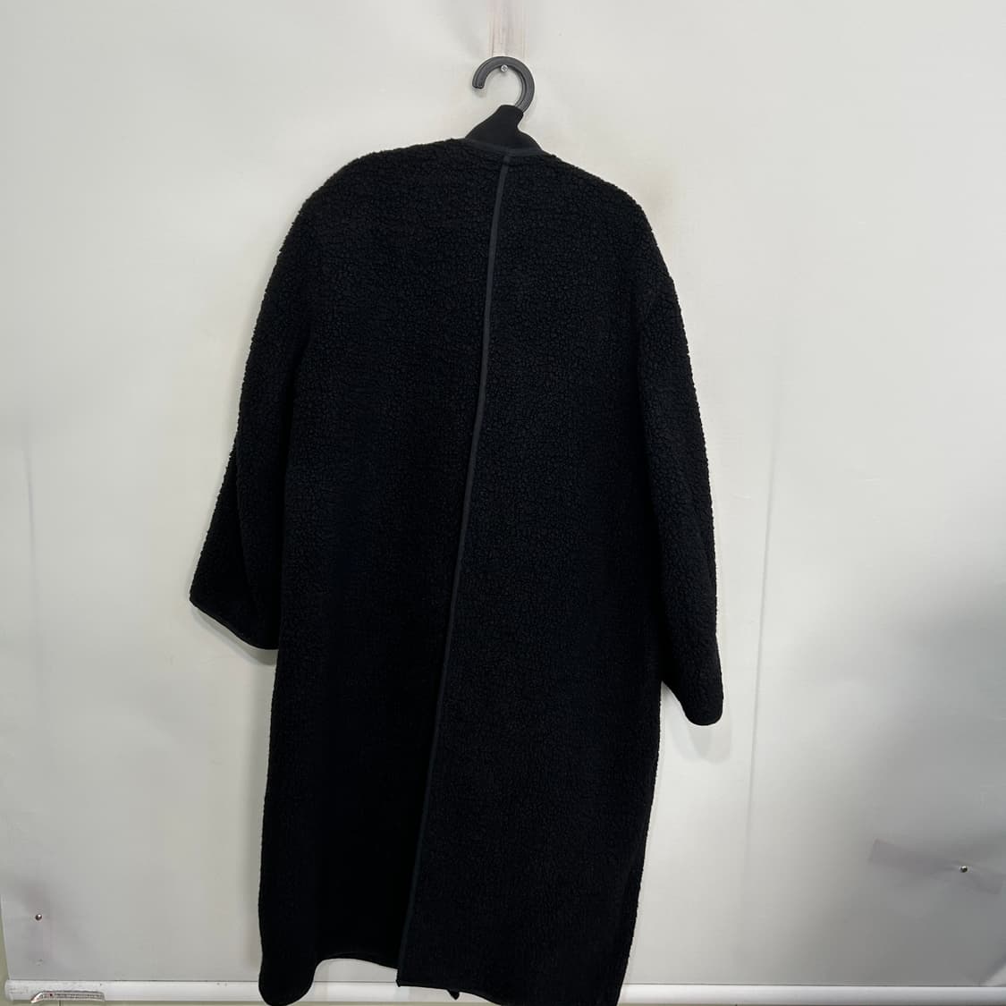 시스템 레이어 텍스쳐 부클레 울 니트 코트 상태최상 상품이미지7