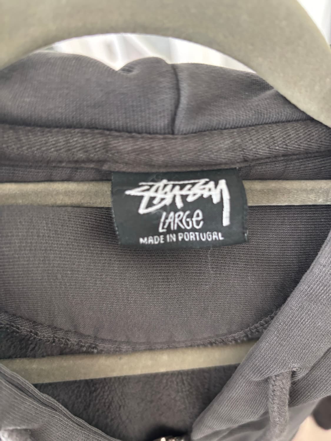 스투시 8볼 피그먼트 다이드 후드집업 L 상품이미지3