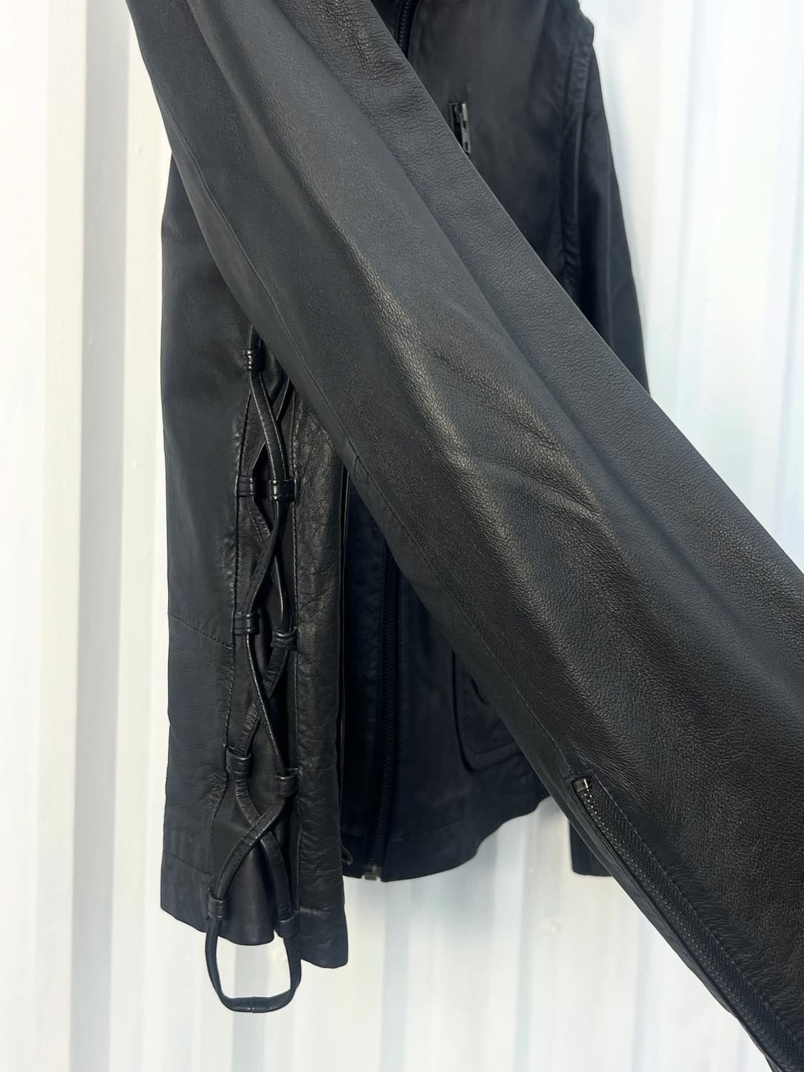 Lambskin hoodie jacket 상품이미지5
