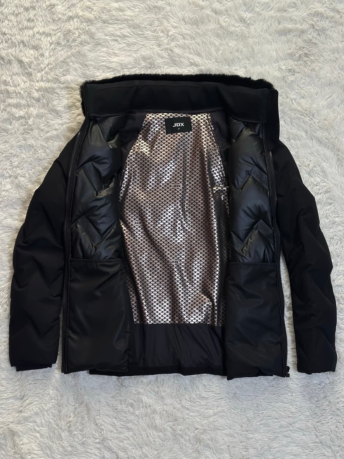 JDX 여성 퀼팅 블랙 패딩 90 상품이미지1