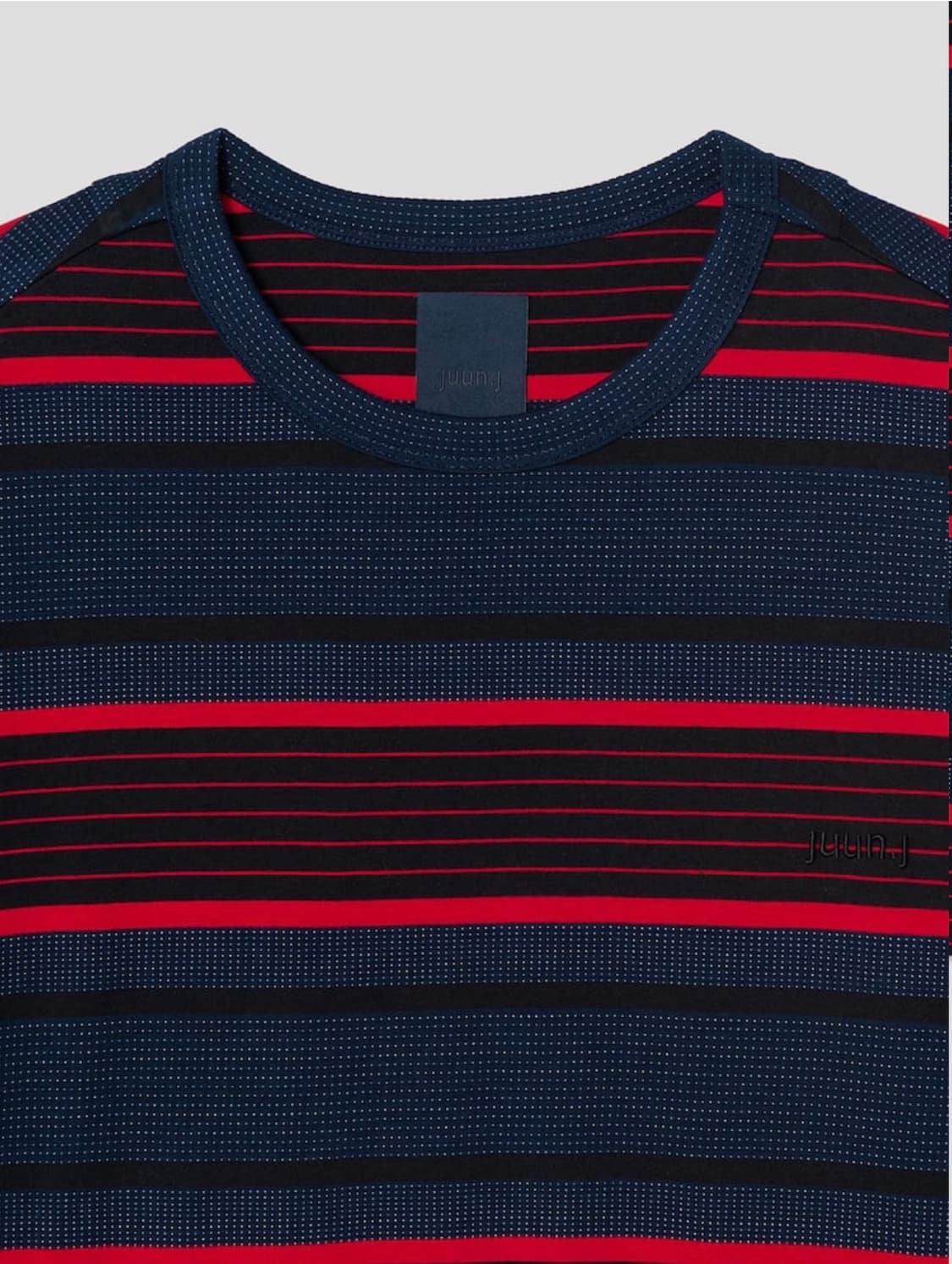 L) 준지 스튜 스트라이프 오버핏 롱슬리브 - 네이비 상품이미지4