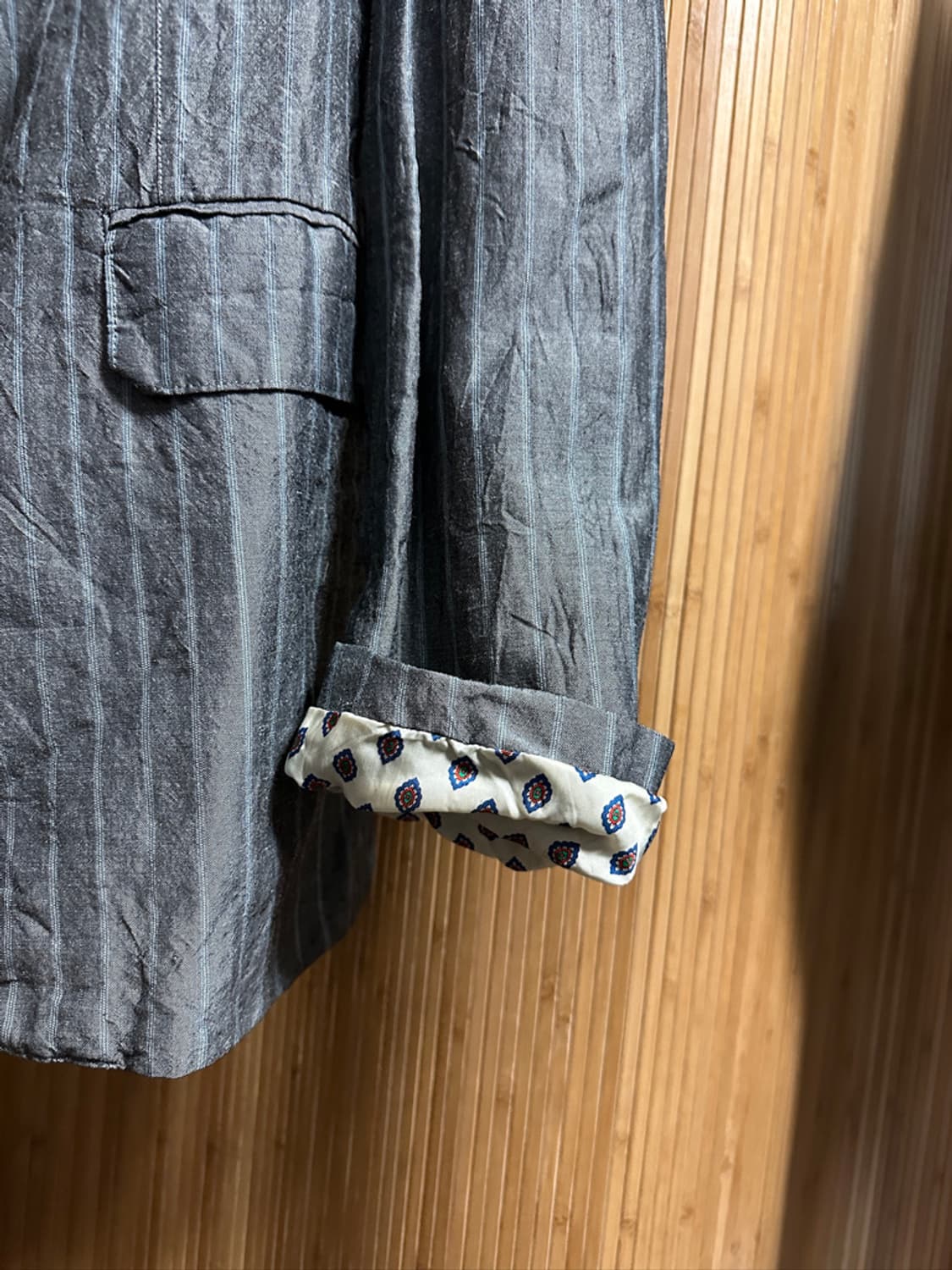 준야와타나베 꼼데가르송 맨 스트라이프 자켓 상품이미지4