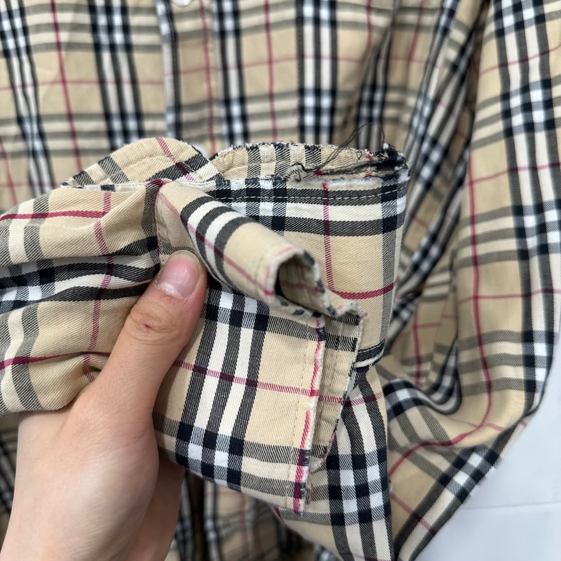 버버리 체크셔츠 상품이미지4