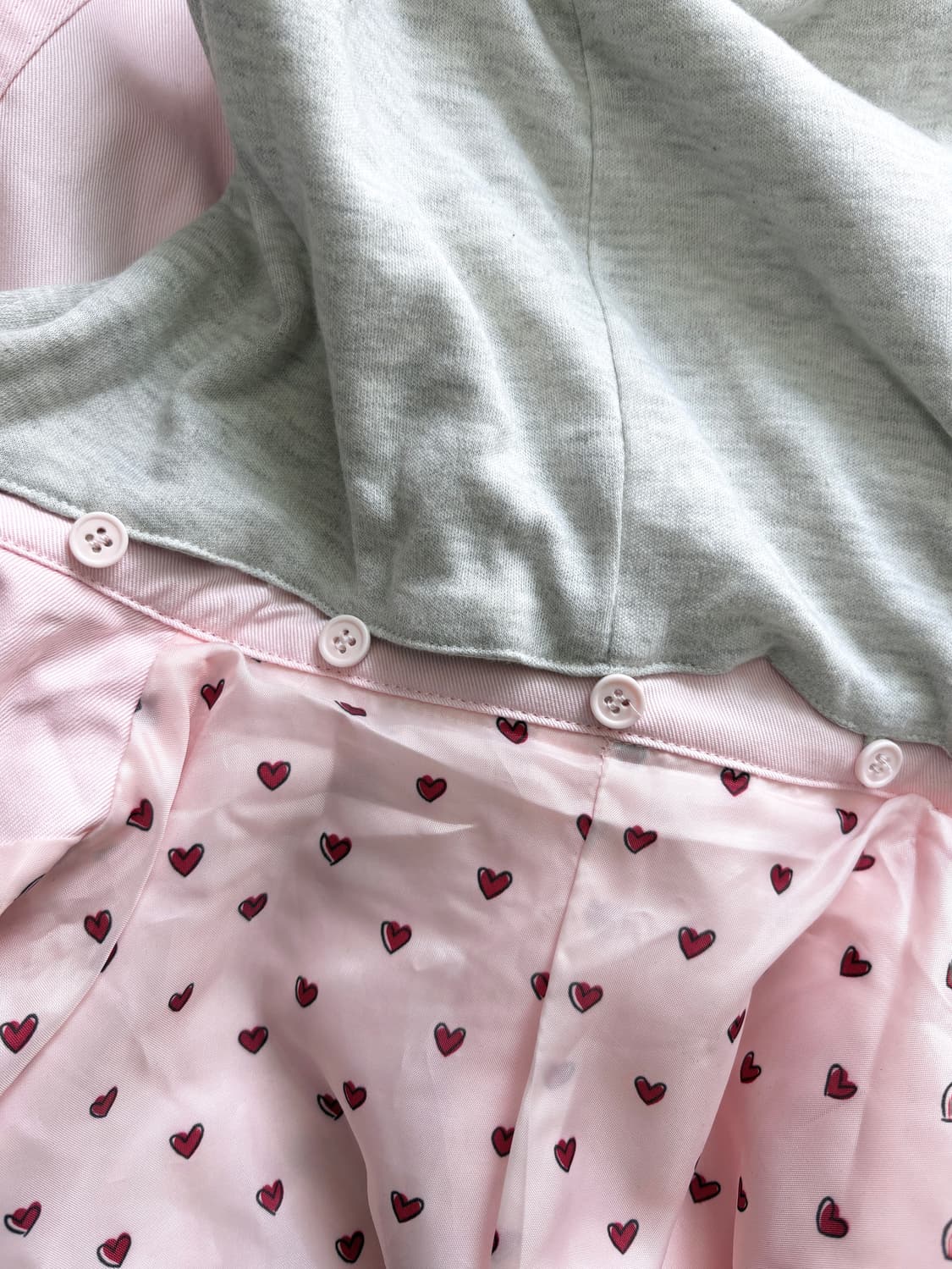 Japanese Hoodie Babypink Napoleon Jacket 상품이미지7