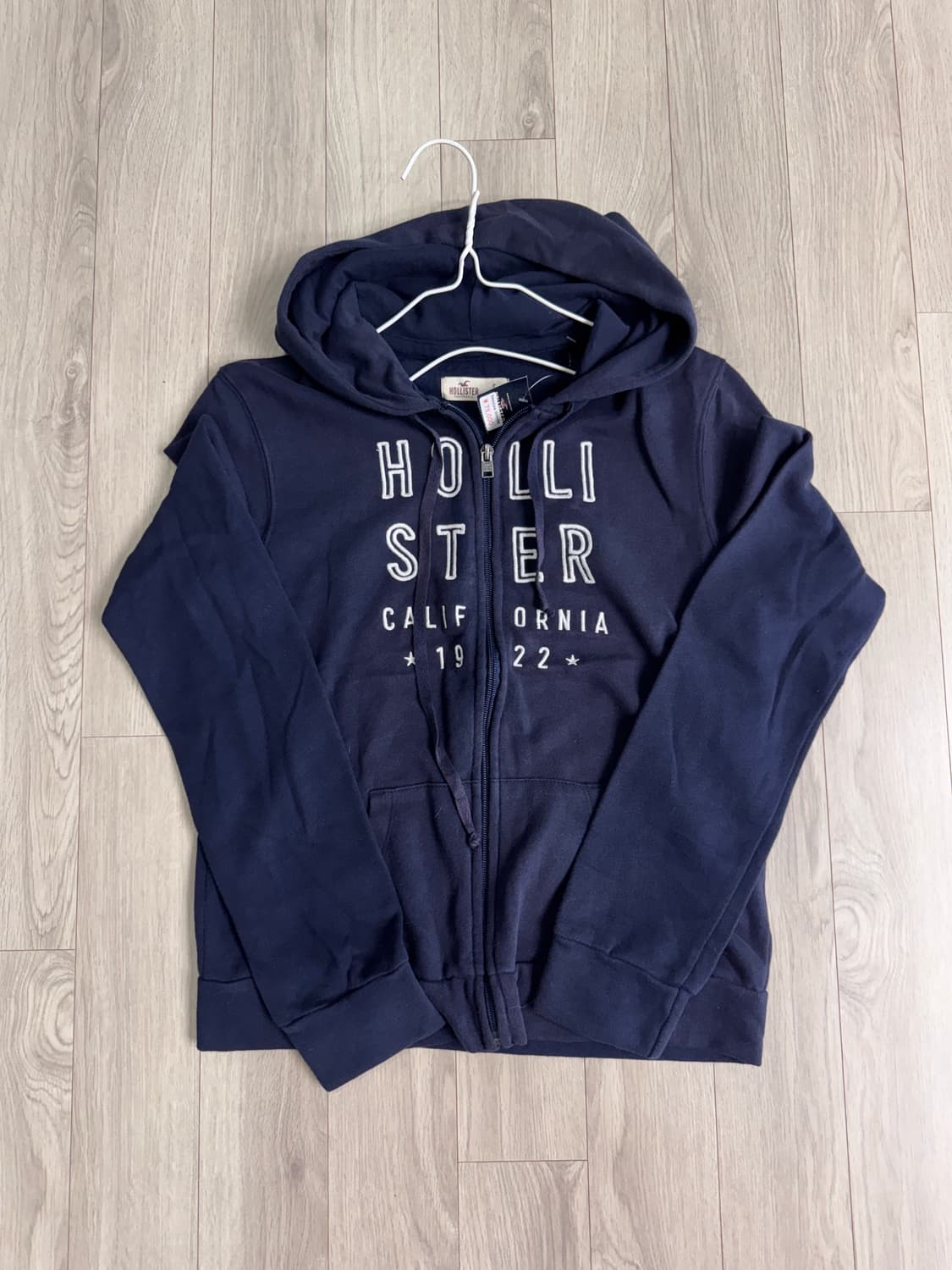 홀리스터 네이비 슬림핏 후드집업 상품이미지1