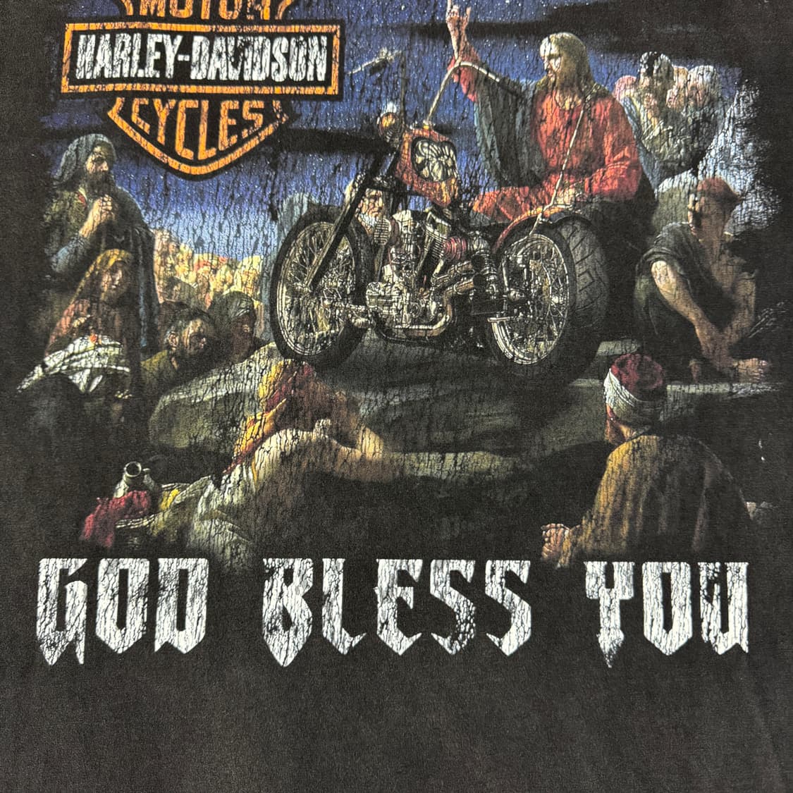 Harley Davidson Jesus 할리데이비슨 지저스 부틀렉 티셔츠 상품이미지7