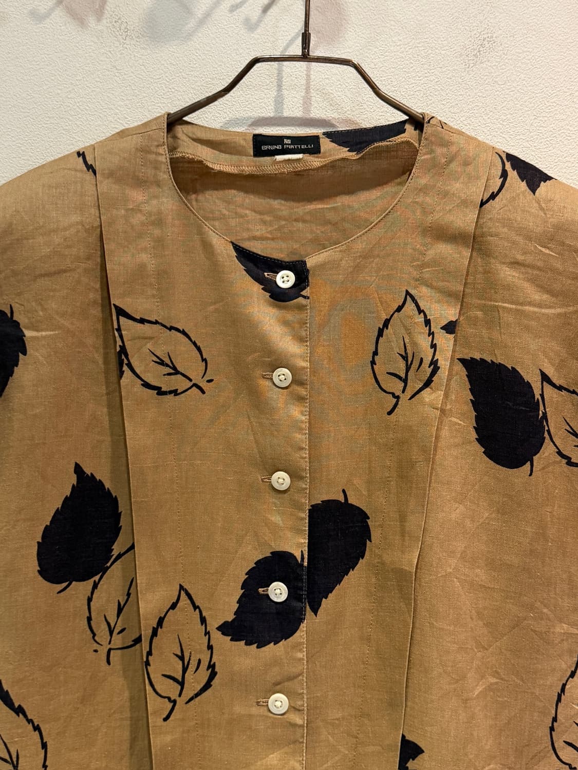 Bruno Piattelli Leaf Print Blouse 상품이미지3