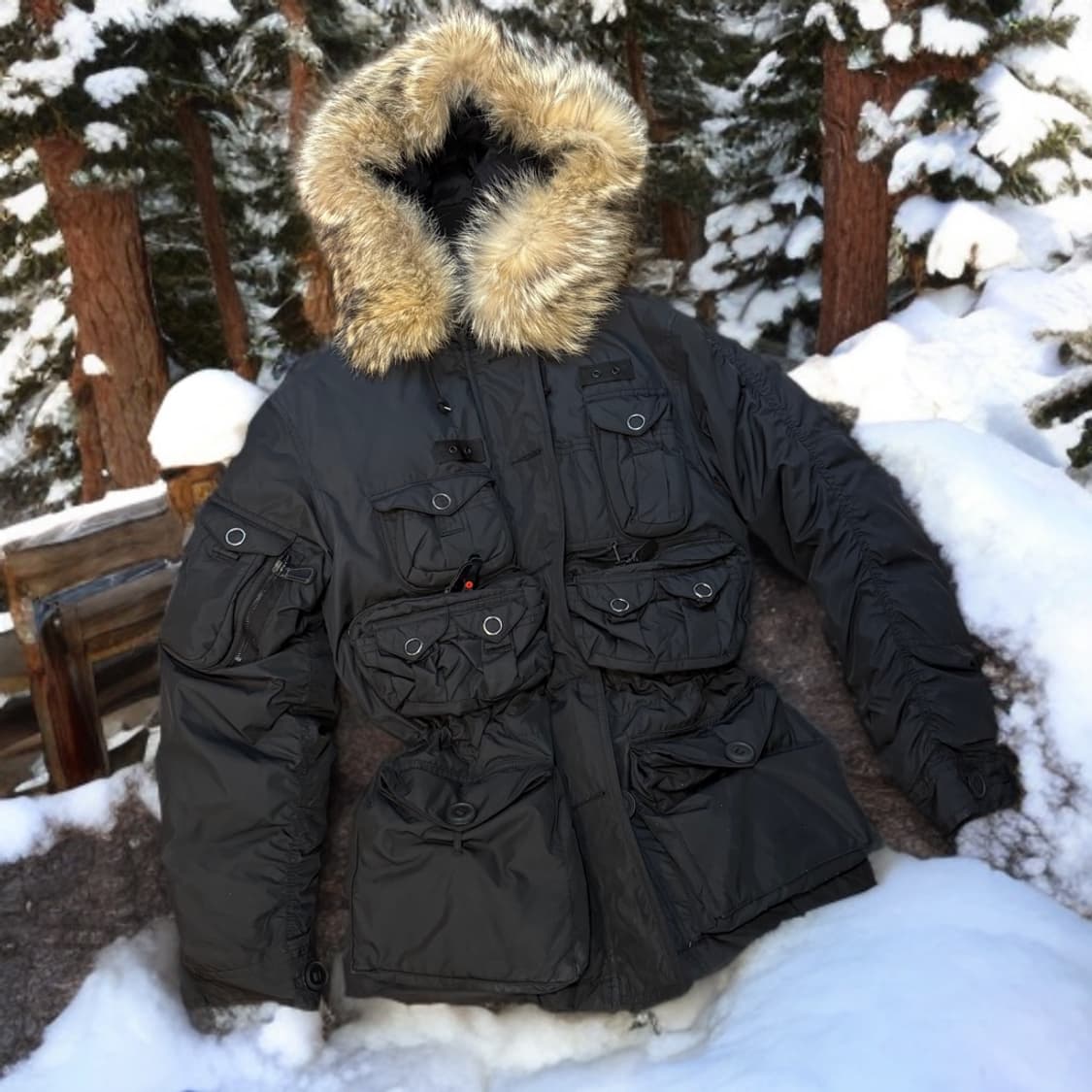 랄프로렌 멀티포켓 카고 야상패딩 (S) 상품이미지1