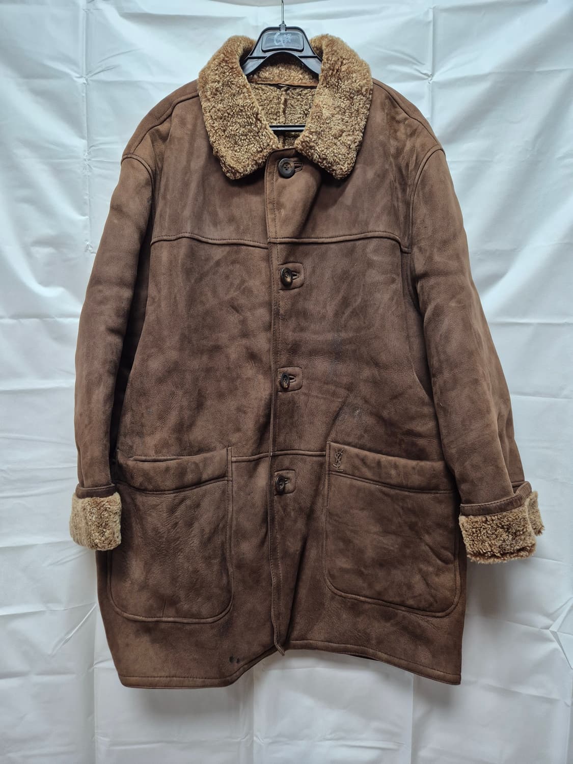 입생로랑 양털 무스탕 상품이미지1