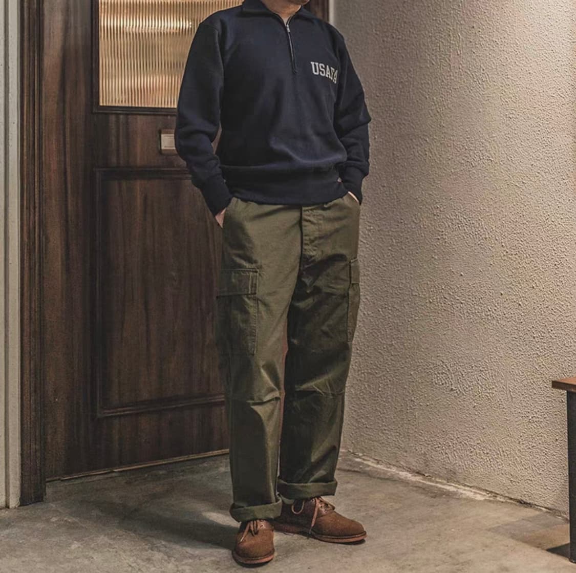 브론슨 논스탁 1969 5세대 립스탑 정글 퍼티그 셋업 상품이미지8