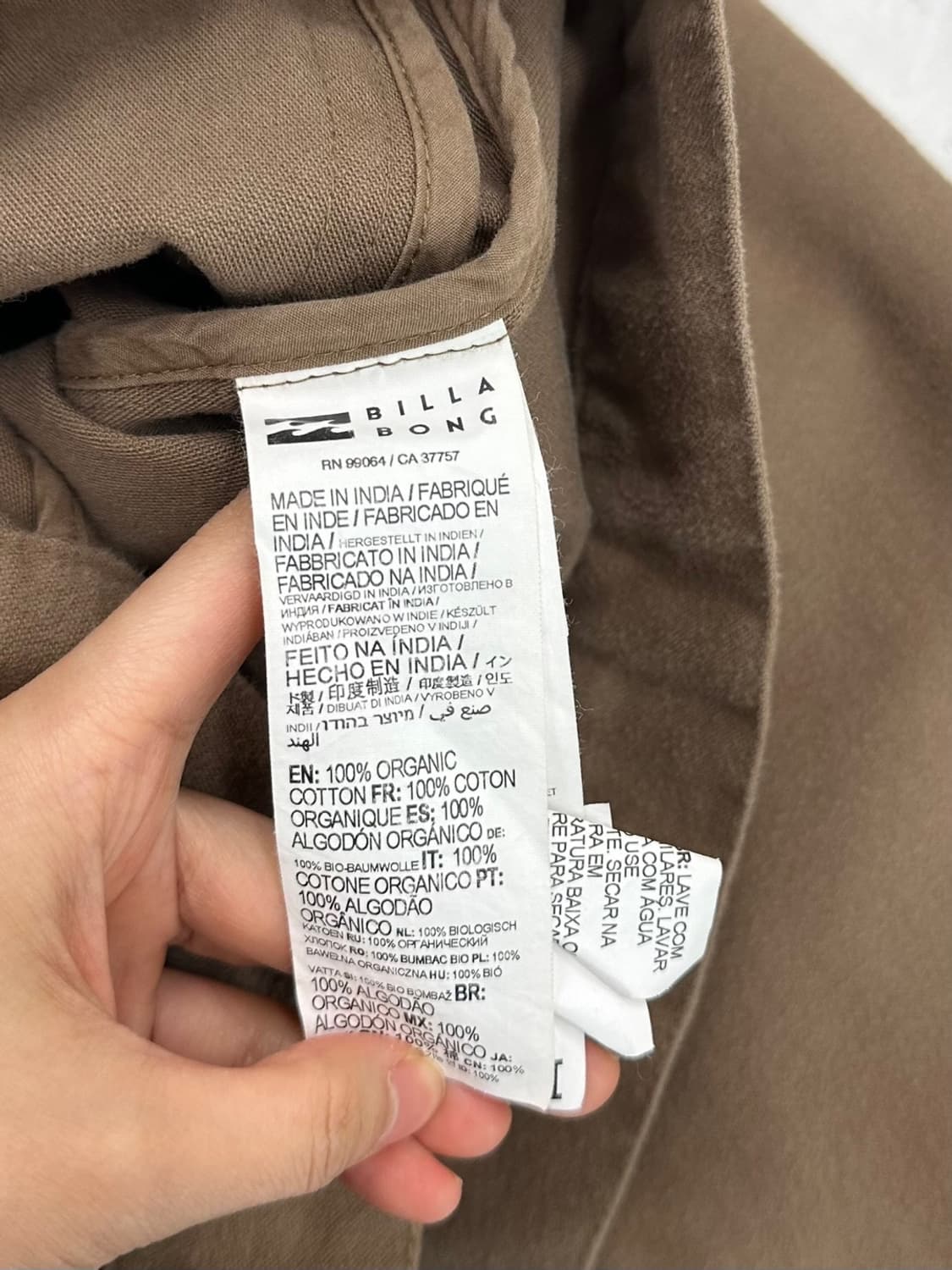 랭글러 오가닉코튼 자켓 브라운 (XL~2XL) 상품이미지9