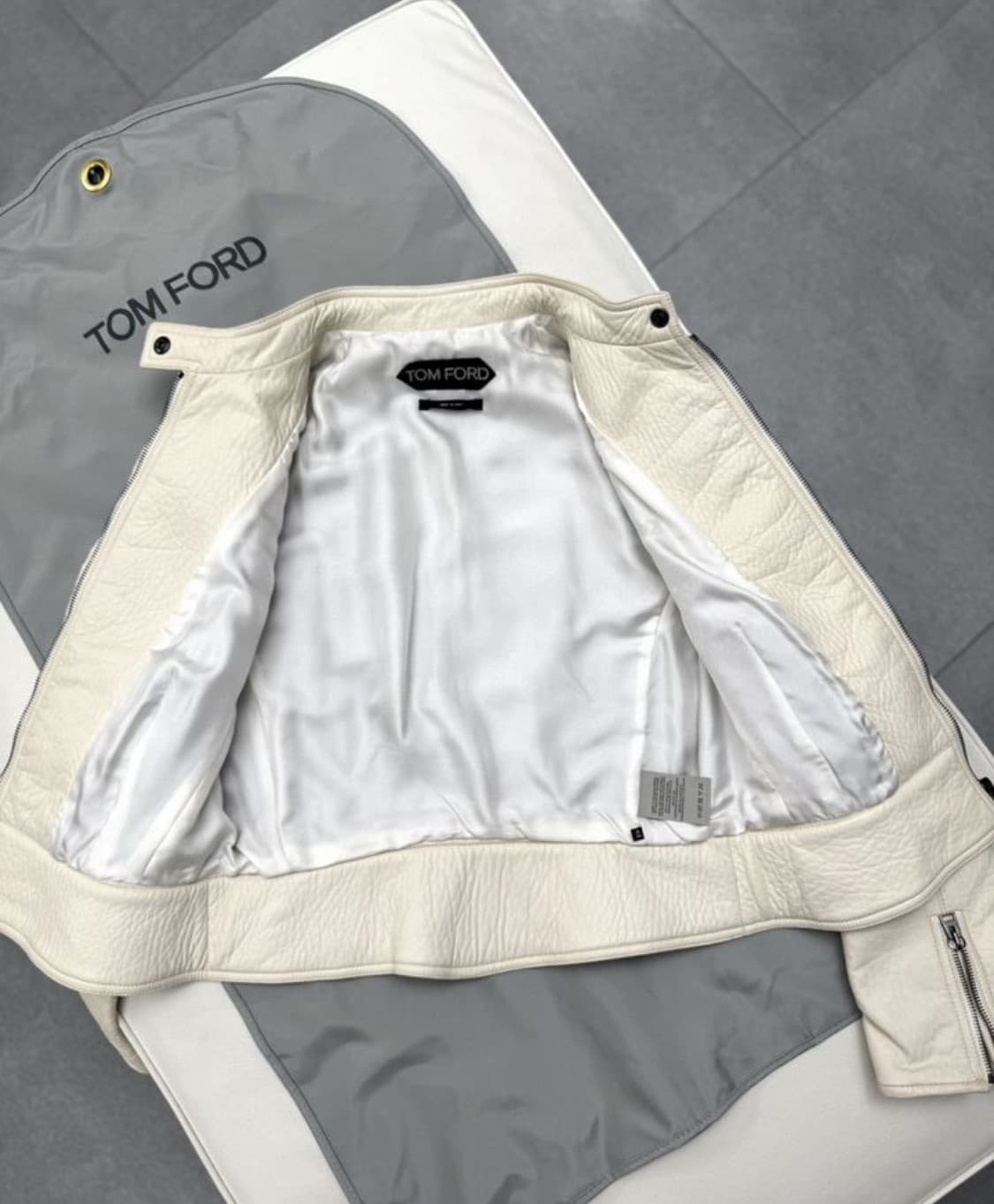 TOM FORD  톰 포드 블루종(레더-램스킨/라이닝-실크)해외발송 상품이미지8