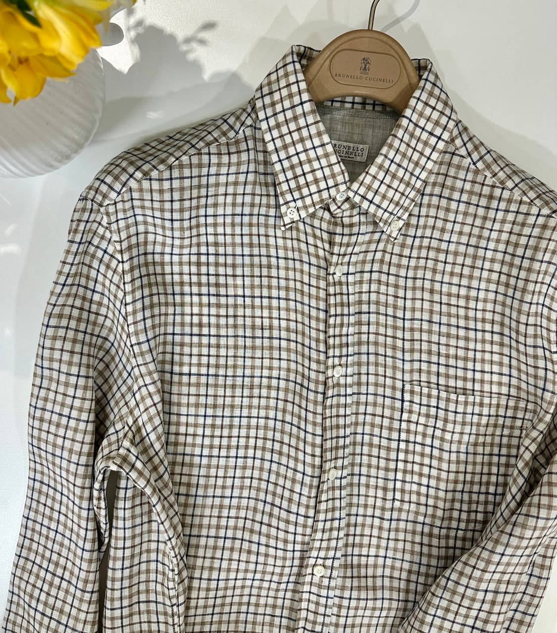 브루넬로 쿠치넬리 린넨 100% 셔츠 상품이미지1