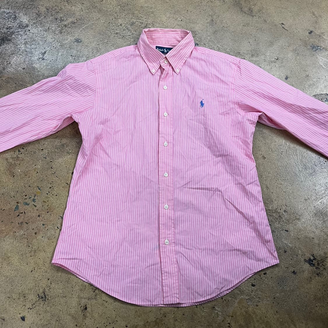 [정품/16] 폴로 랄프로렌 핑크 스트라이프 셔츠 b8 상품이미지3