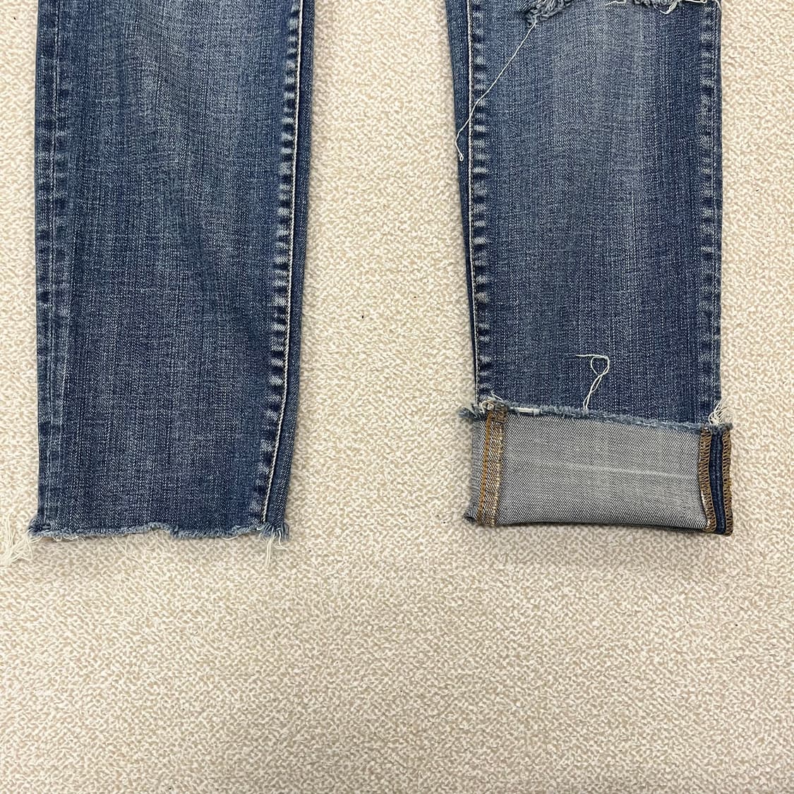 [32] 피스워커 뉴크롭 커스텀 워싱 데님 팬츠 청바지 4007 상품이미지6