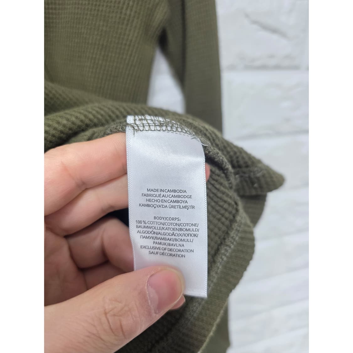 택포) 폴로 랄프로렌  와플 롱슬리브 M 상품이미지3