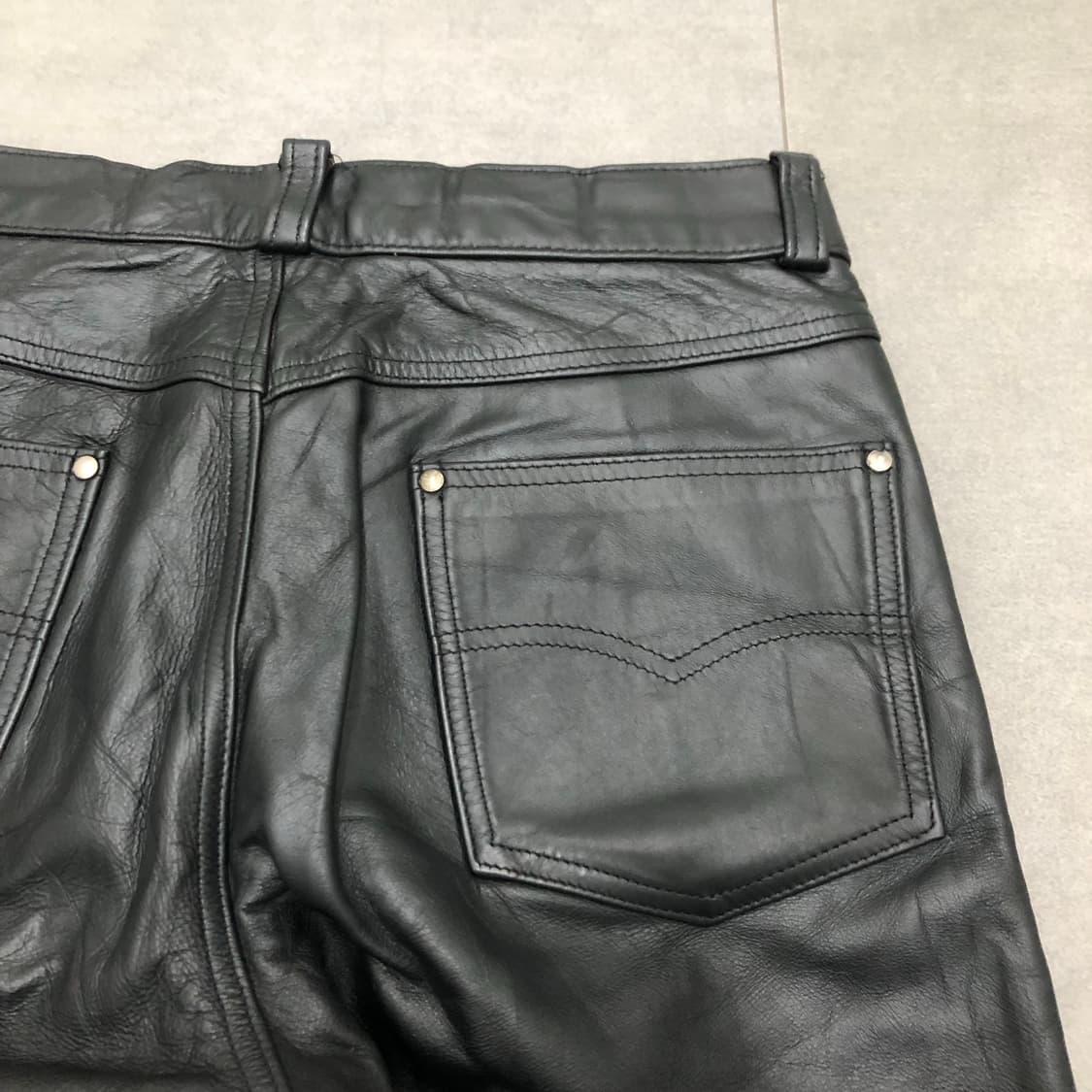 schott 쇼트 미국 usa 레더 팬츠 가죽 바지 32 상품이미지6