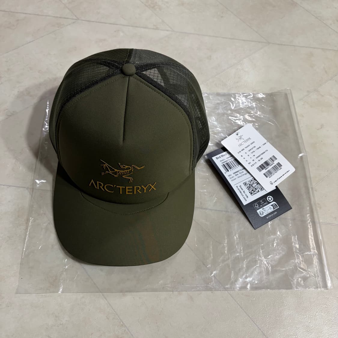 [새상품]아크테릭스 버드 워드 트러커 커브드 캡 포리지 상품이미지2