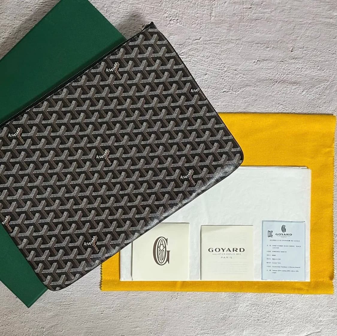 [MGM] 고야드 세나 클러치 블랙 상품이미지9