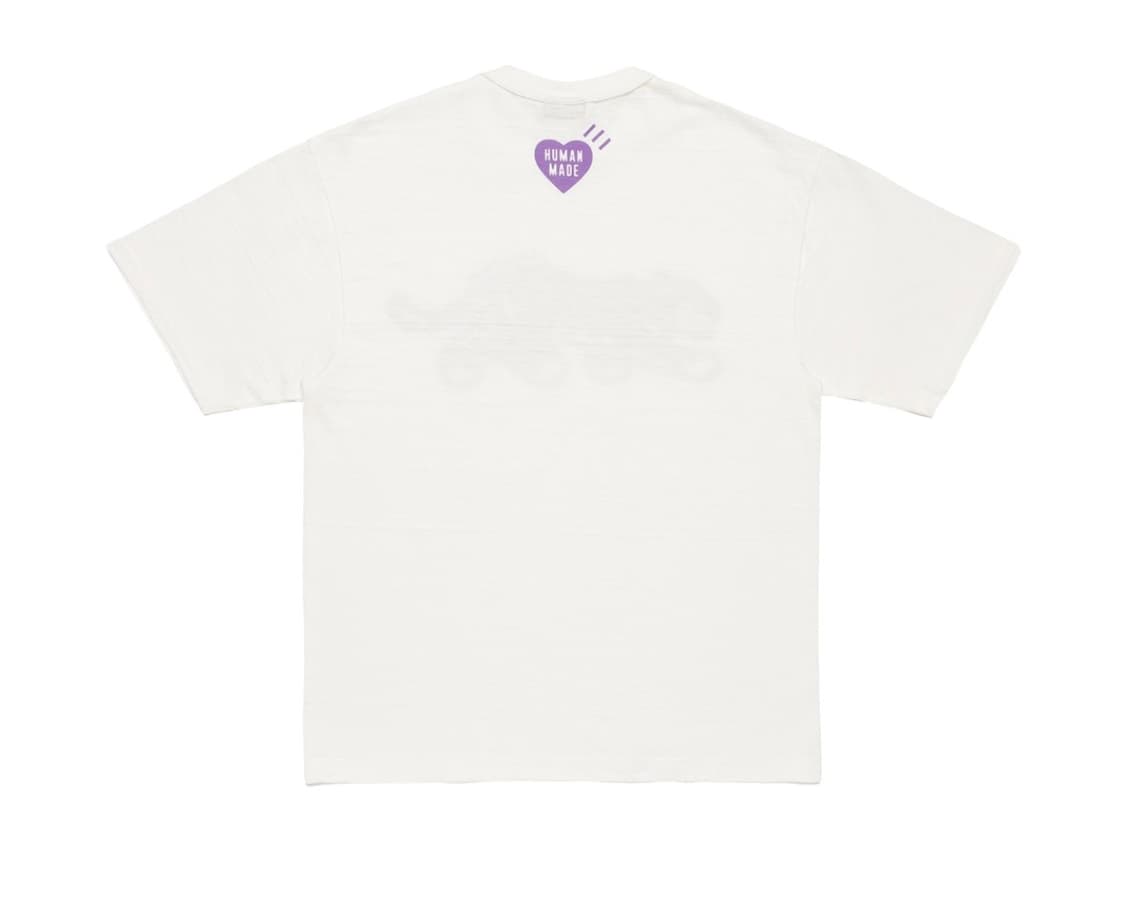 2XL) 휴먼 메이드 애니멀 그래픽 반팔 티셔츠 압구정 한정 화이트 호랑 상품이미지2