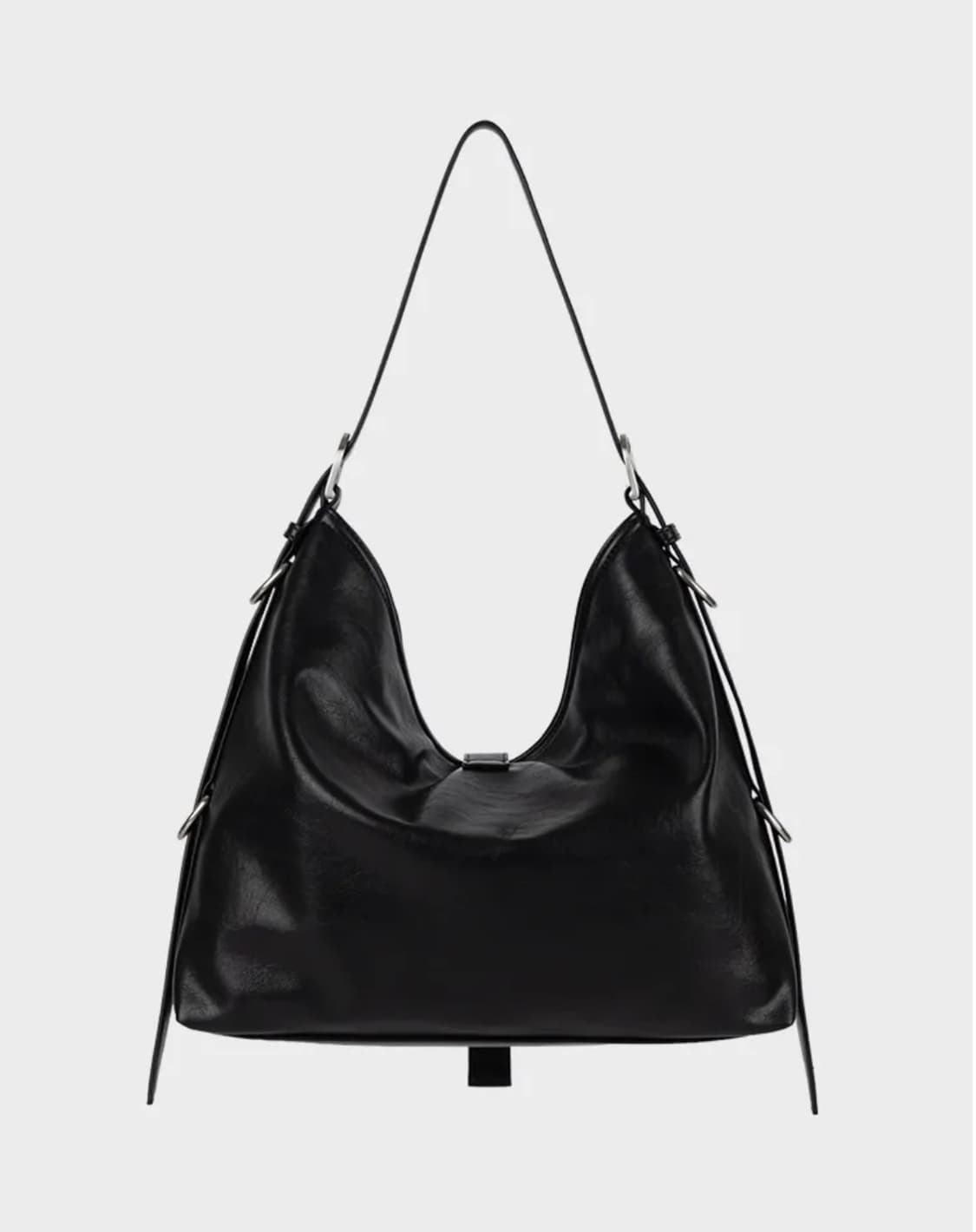 Didi Belted Big Bag (2-way) Black 상품이미지4