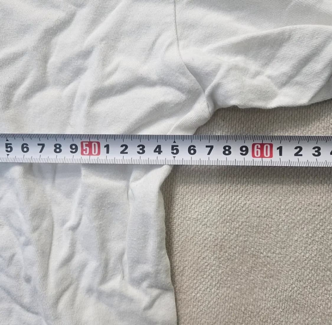 XL 커버낫 화이트 반팔티 0303Y 상품이미지5