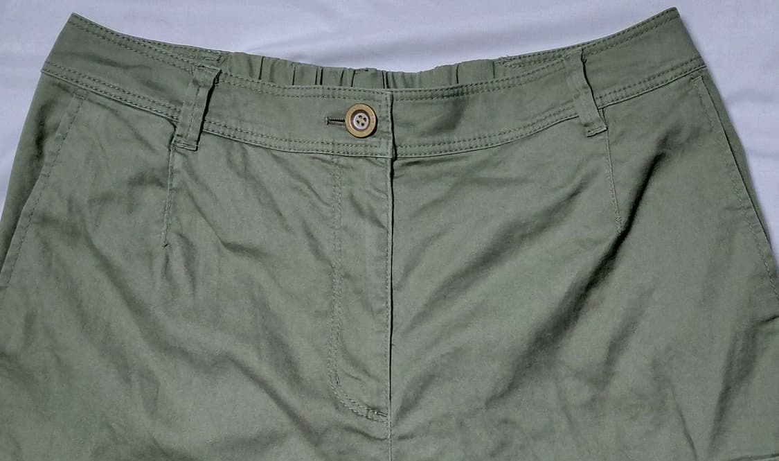 [44/77-88] EVEX by KRIZIA 코튼 린넨 와이드 카고바지 상품이미지2