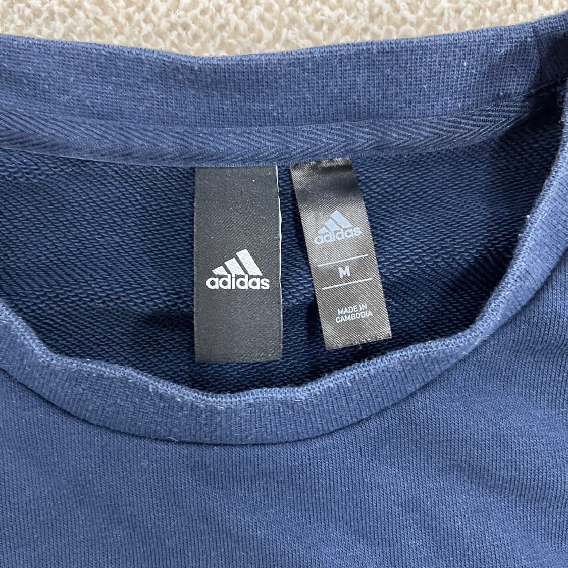M 아디다스 에센셜 3S 긴팔 맨투맨 0225M1 상품이미지2