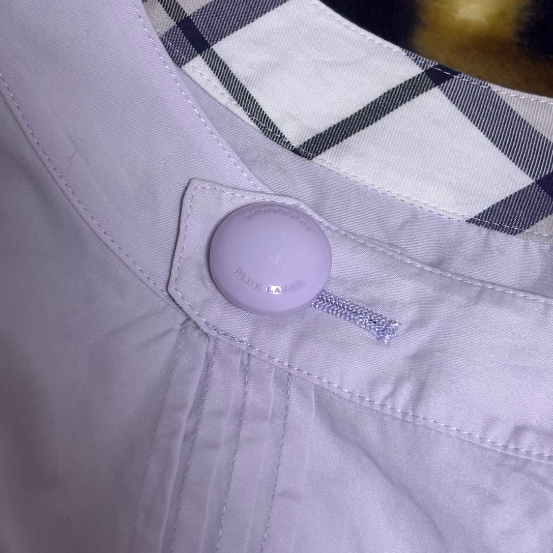 버버리 블루라벨 퍼프 반팔 셔츠 블라우스 상품이미지2