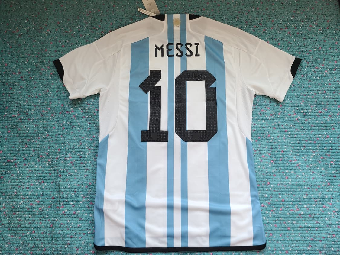 22/24 아디다스 아르헨티나 메시 2성 월드컵 우승 저지 (US L) 상품이미지2