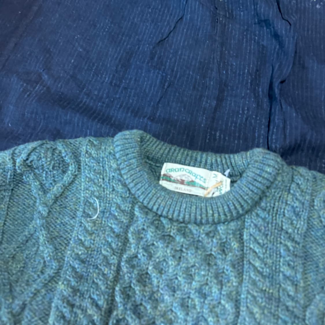 아란크래프트 피셔맨 스웨터 M 상품이미지2