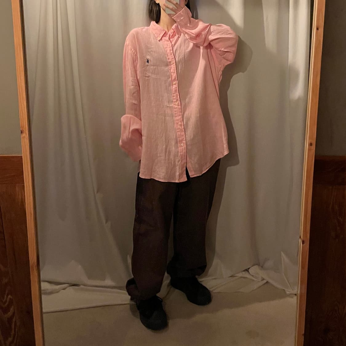 폴로랄프로렌 린넨 솔리드셔츠 상품이미지4