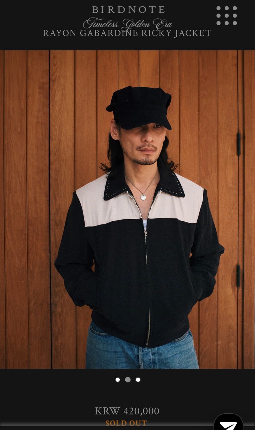 버드노트 RAYON GABARDINE RICKY JACKET 상품이미지3