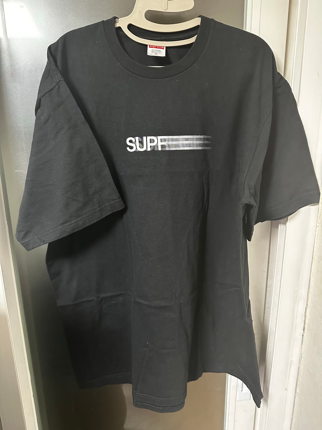 슈프림 모션로고 티셔츠 블랙 상품이미지2