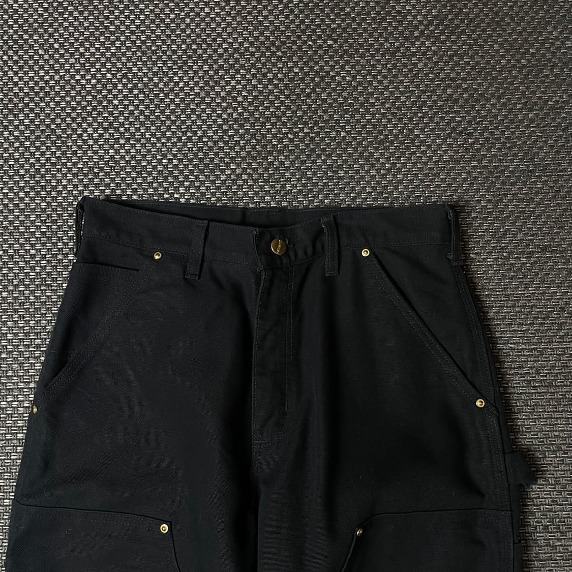 (30) 칼하트 더블니 블랙 포인트 백카고 데님 팬츠 상품이미지3