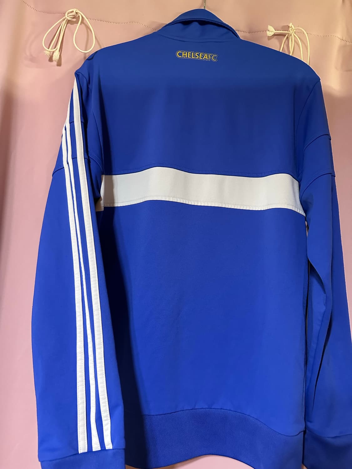 아디다스져지 아디다스 첼시 블루 트랙탑 대장져지 아디다스첼시 집업 삼선 상품이미지3