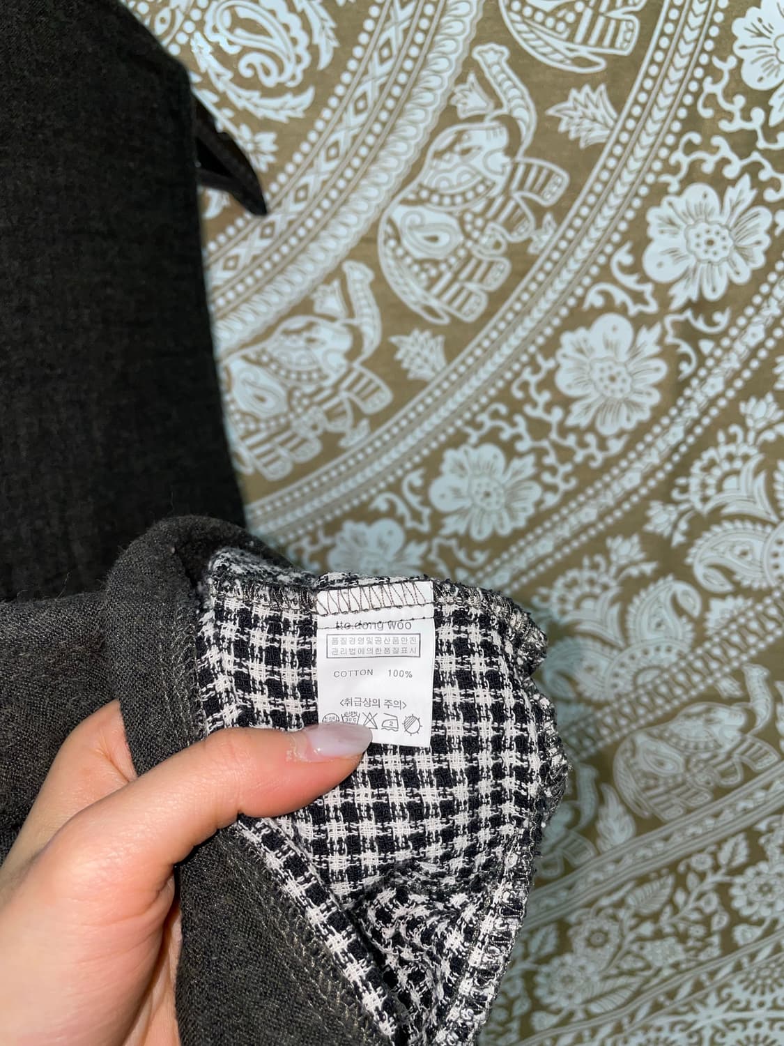 빈티지 여성 레이스 디테일 베스트 자켓  상품이미지6