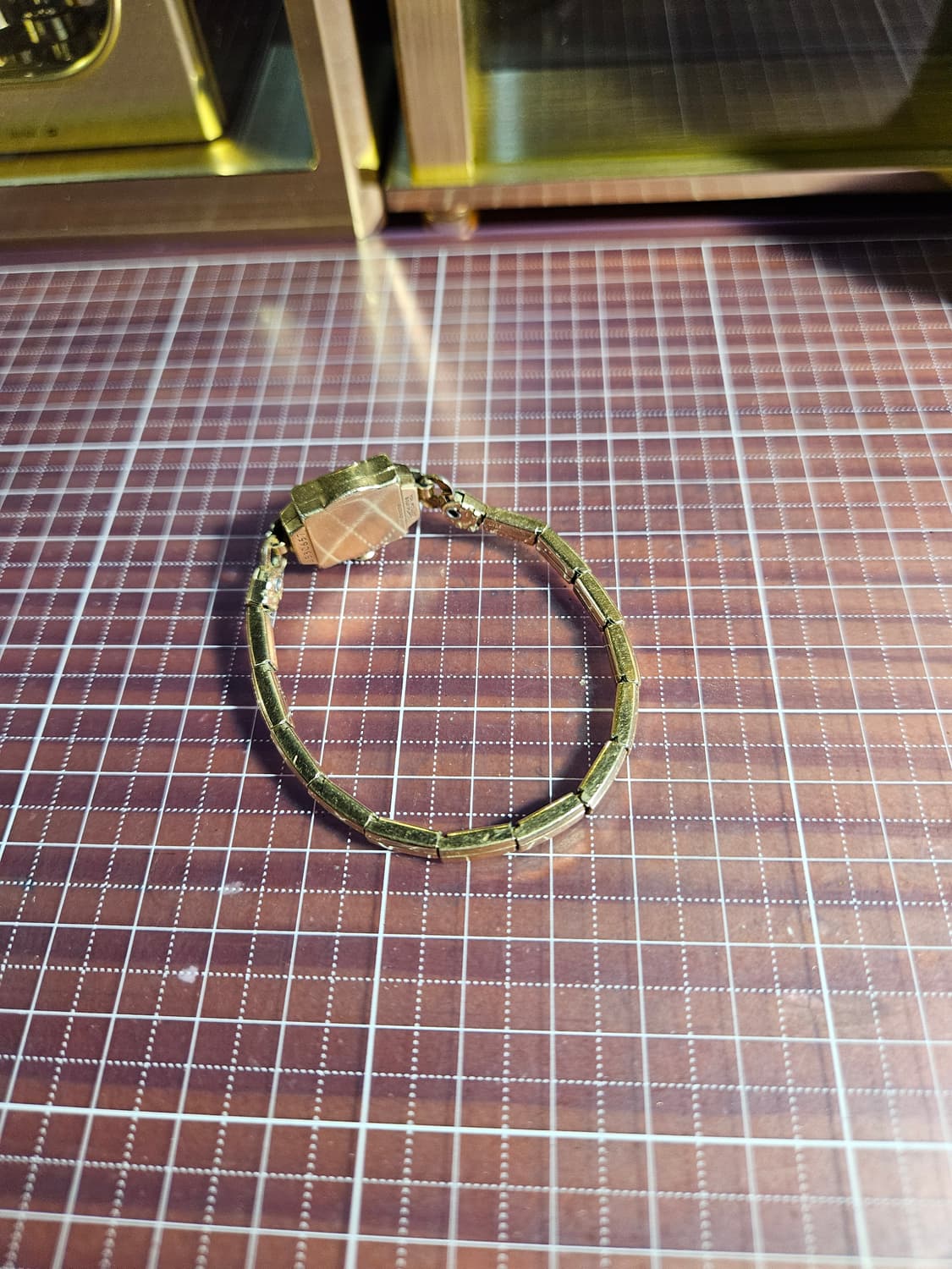 부로바 빈티지 금장 수동 핸드와인딩 여성용 시계 상품이미지5