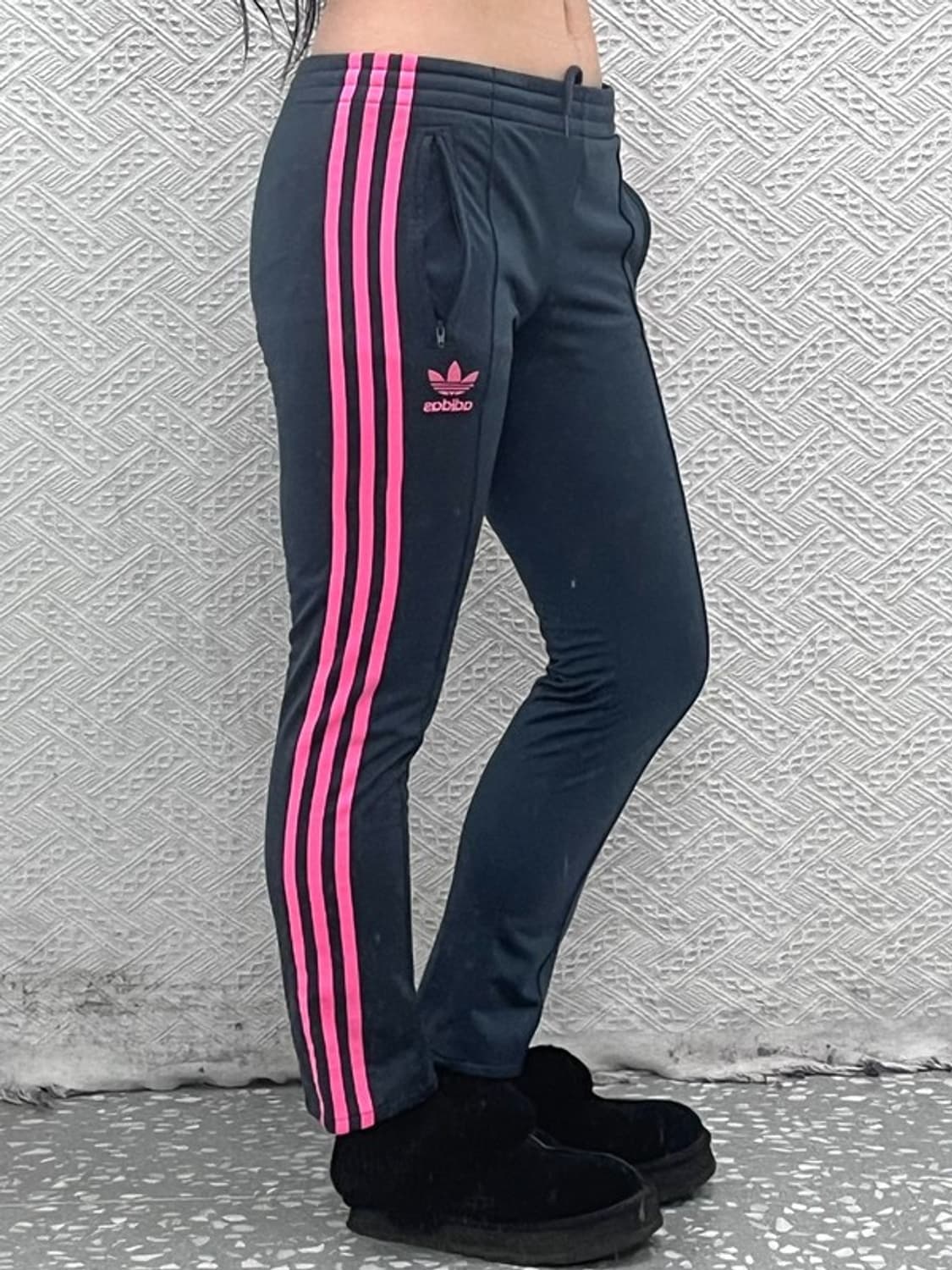 아디다스 Y2K 00's 그레이핑크 슬림핏 트랙팬츠 85 C08707 상품이미지2